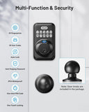 Zowill Fingerprint Door Lock Set, Keypad Door Lock with 2 Knobs, Door Knob wi...