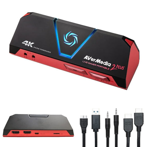 AVerMedia GC513 Live Gamer Portable 2 Plus - 4K Pass-Through Capture Card for...