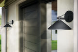 KICHLER Ripley 12" 1-Light Outdoor Wall Light in Black for Exterior Doors, Ga...