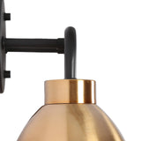 Black Gold Bathroom Light Fixtures, Modern 3-Light Vanity Light Over Mirror, ...