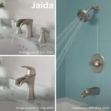 Pfister 8P8-WS2-JDSGS Jaida 1-Handle Tub & Shower Faucet with Adjustable Spra...