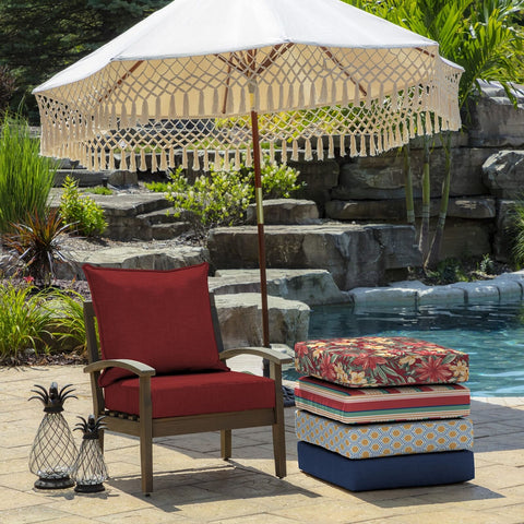 Arden Selections Outdoor Deep Seat Set, 24 x 24, Rain-Proof, Fade Resistant, ...