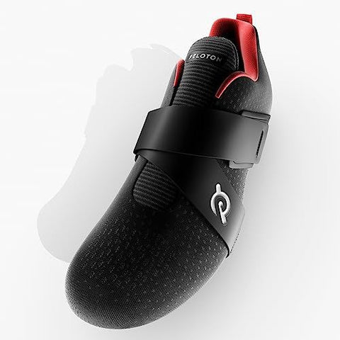 Peloton Altos Cycling Shoes for Bike and Bike+ 10 Women/8.5 Men, Black, Red