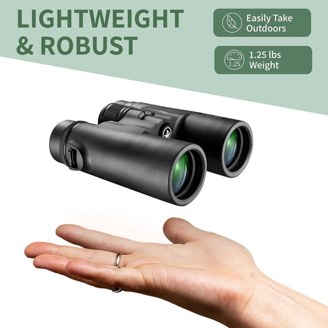 Gosky 10x42 Roof Prism Binoculars for Adults, HD Professional Binoculars for ...