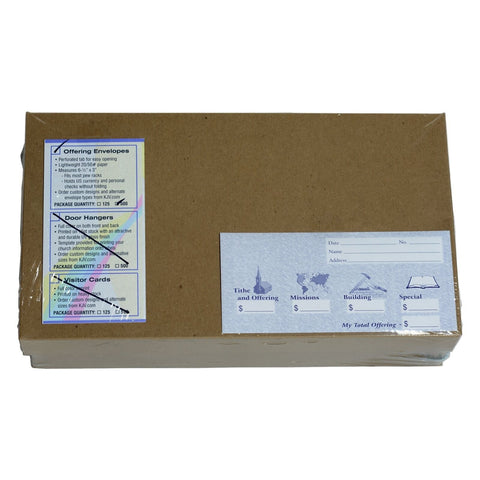 Church Offering/Tithe Donation Envelopes, Friendly Welcome Message, Missions,...