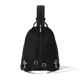 Baggallini womens Naples Convertible Backpack, Black, One Size, Black