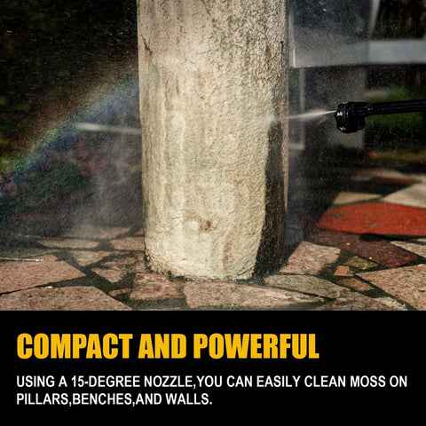 Brushless Cordless Pressure Washer,970-PSI Electric Pressure Washer with 6-in...