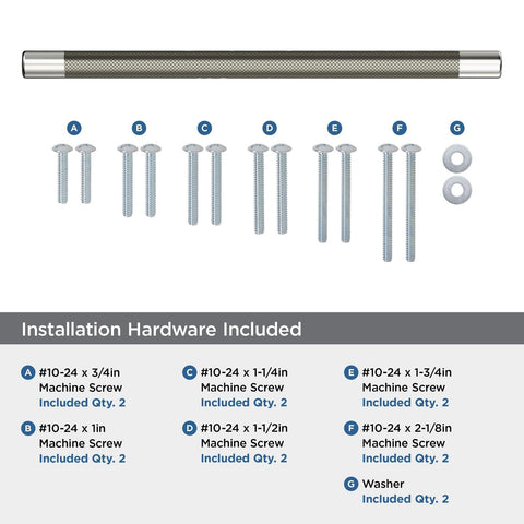 Amerock BP54040PNGM | Polished Nickel/Gunmetal Appliance Pull | 12 inch (305m...