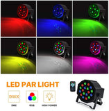 Uplights 18 RGB Led UpLights, Missyee Sound Activated DMX Uplighting, LED Par...