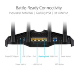 ASUS RT-AX82U (AX5400) Dual Band WiFi 6 Extendable Gaming Router, Gaming Port...