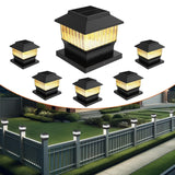 Modern Solar Post Cap Lights #1 (fits The Post of True 4x4, Nominal 4x4 & 6x6...