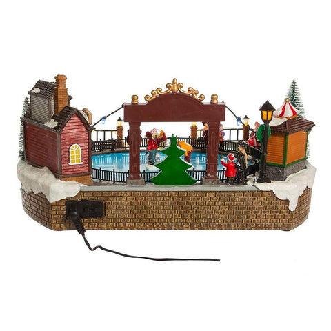 Kurt S. Adler JEL1308 Christmas Village, Multi-Colored