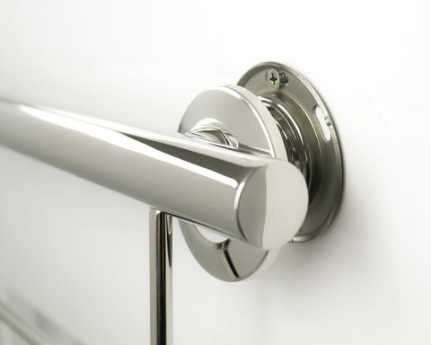 24&#8221; Designer Newport Wall Mount Bathroom Shower Grab Bar with Towel Bar, P