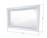 ICON 01981 Skylight Inner Dome SL1422 for 22" x 14" x 5" Opening - Clear