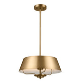 Kichler Pendant/Semi Flush 3Lt Brushed Natural Brass 3 Light