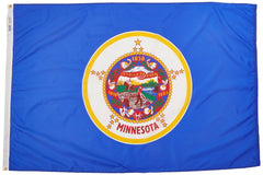 Annin Flagmakers Minnesota State Flag USA-Made to Official State Design Speci...