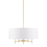 Hampton Hill Presidio Chandelier for Dining Room, 5-Light Chandelier for Entr...