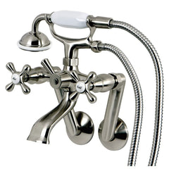 Kingston Brass KS269SN Kingston Clawfoot Tub Faucet, Brushed Nickel 9.13 x 7....