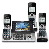 VTech IS8251-3 Business Grade 3-Handset Expandable 3 Handset, Silver/Black