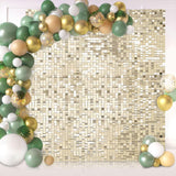 Light Gold Shimmer Backdrop Panel - Sequin Backdrops 36 Panels Birthday Weddi...