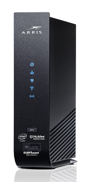 ARRIS SURFboard SBG7400AC2 DOCSIS 3.0 Cable Modem & AC2350 Wi-Fi Router , App...