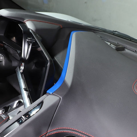 TOYCIDFG Car Dashboard Side Frame Cover Trim Strips for C8 Corvette Stingray ...