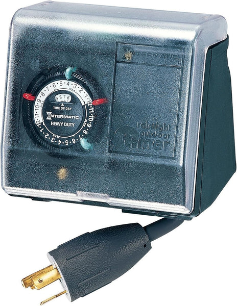 Intermatic P1131 Heavy Duty Weatherproof Above Ground Pool Pump Timer - Twist...