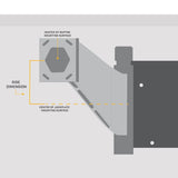 Minn Kota 1810361 Raptor Jack Plate Adapter Bracket - Port, 2" Setback, 4" Ri...