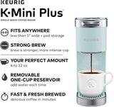 Keurig K-Mini Plus Single Serve K-Cup Pod Coffee Maker, Misty Green