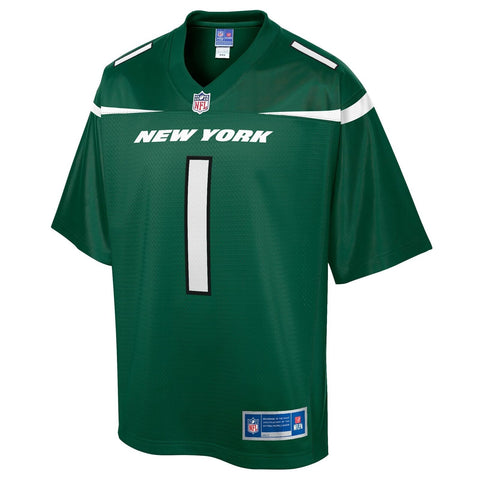 NFL PRO LINE Men's Ahmad Sauce Gardner Gotham Green New York Jets Replica Jer...