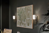 Kichler Solia 13.5 Inch 1 Light Wall Sconce with Opal Glass in Champagne Bron...