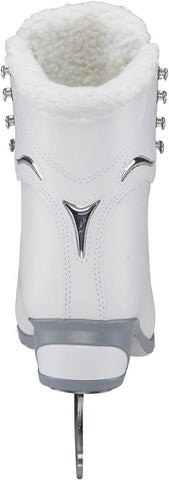 Jackson Ultima SoftSkate Womens/Girls Figure Skate 4 Women's, White/Fleece