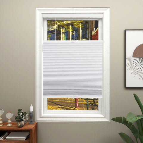Changshade Blackout Cellular Shades Cordless, Top Down Bottom Up Blinds for W...