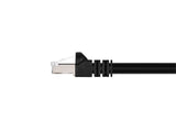 Monoprice Cat6A 100ft Black Patch Cable Double Shielded (S/FTP) 26AWG 10G Pur...