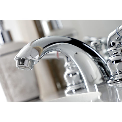 Kingston Brass KB951B Victorian Mini-Widespread Bathroom Faucet, Polished Chr...