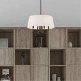 Livex Lighting 50804-92 Belclaire - Four Light Chandelier, English Bronze Fin...