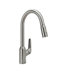 hansgrohe Focus N Stainless Steel High Arc Kitchen Optic