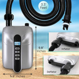 High Pressure SUP Electric Air Pump,Dual Stage Inflation Paddle Board Pump fo...