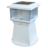 Dock Edge Solar Dock Light Piling Light, White