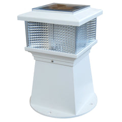 Dock Edge Solar Dock Light Piling Light, White