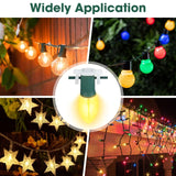 Strong Magnetic Christmas Light Clips for Metal Roof, 105 Pack C6/C7/C9 Socke...