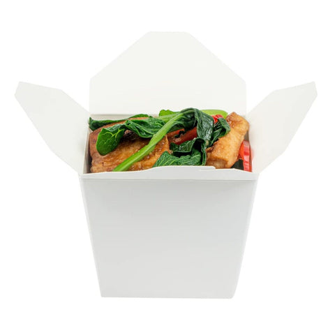 Restaurantware Bio Tek 16 Ounce Noodle Take Out Boxes 200 Disposable Food To ...