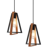 Small Black Pendant Lights 2 Pack Rustic Farmhouse Pendant Lights Farmhouse K...