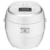 CUCKOO CR-1020F | 10-Cup (Uncooked) Micom Rice Cooker | 10 Cups, White/Silver