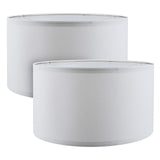 Aspen Creative 38872-2, Drum Collapsible Uno Lamp Shade, White, 16" Top x 16"...