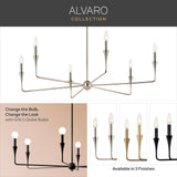 KICHLER Alvaro 1-Light Wall Sconce in e, for Hallway, Dining Room, Living Roo...