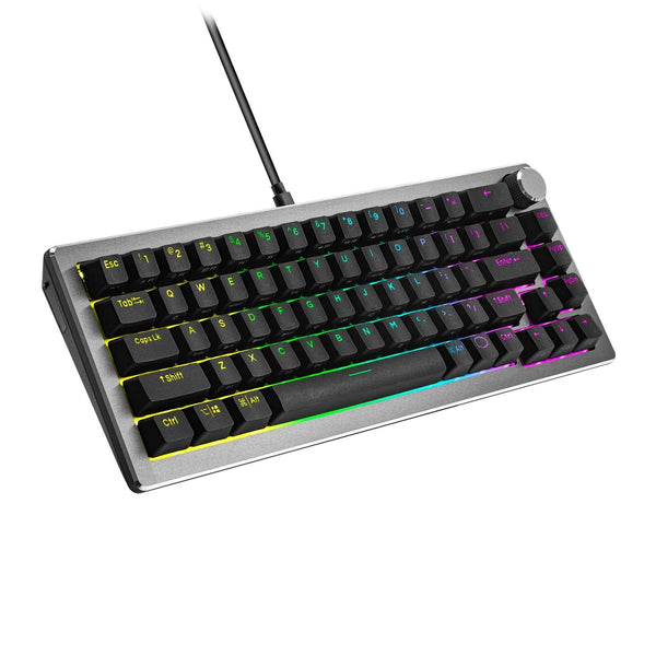 Cooler Master CK720 Hot-swappable 65% Space Gray Mechanical Gaming Keyboard, ...