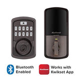 Kwikset 99420-002 Aura Bluetooth Programmable Keypad Door Venetian Bronze
