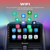 Kunfine Car CarPlay Android Auto Navigation Stereo GPS Radio Camera Display 9...