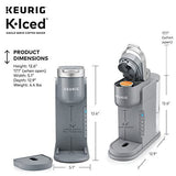 Keurig K-Iced Single Serve Coffee Maker - Brews Hot and Cold - Regular, Gray